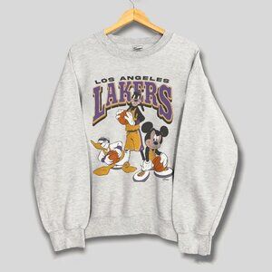 Los Angeles Lakers Basketball Sweatshirt, LA Lakers Mickey Donald Shirt Tee